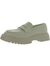 Madden Girl Heaathr Womens Patent Lug Sole Loafers In Multi