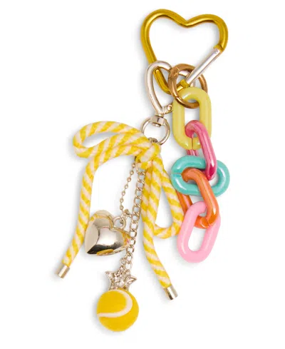 Madden Girl Heart Clasp Bag Charm In Multi