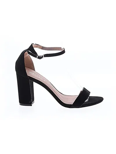 Pre-owned Madden Girl Heels In Black
