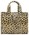Madden Girl Imogen Zipper Mid-size Tote Bag In Brown