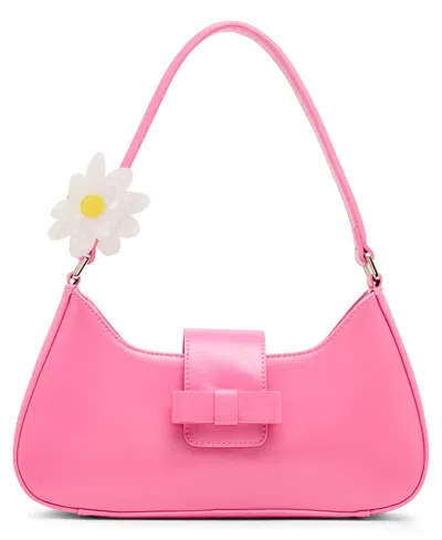 Madden Girl Jillian Zipper Shoulder Bag In Pink