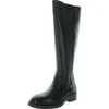 Madden Girl Florence Womens Solid Faux Leather Knee-high Boots In Black