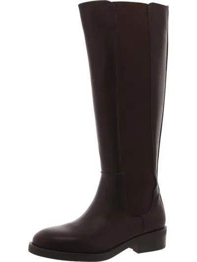 Madden Girl Julip Womens Tall Faux Leather Knee-high Boots In Brown