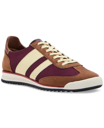 Madden Girl Jumper Low Profile Retro Joggers In Burgandy,brown Multi