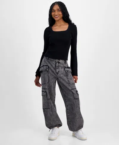 MADDEN GIRL JUNIORS' CARGO JOGGER JEANS