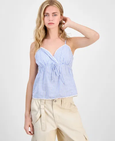 Madden Girl Juniors' Cotton Babydoll Top