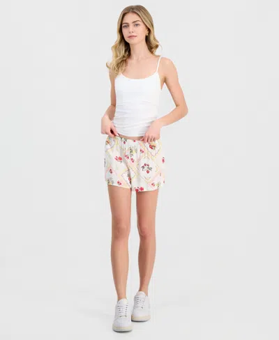 Madden Girl Juniors' Elastic-waist Shorts In Multi