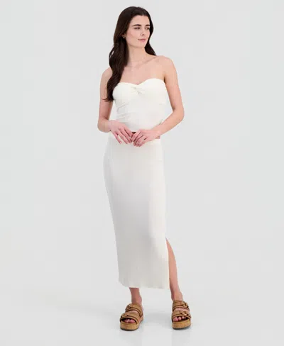 Madden Girl Juniors' Textured Tube Top In Blue