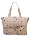 Madden Girl Katyt Top Handle Duffle Bag In Neutral