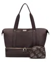 Madden Girl Katyt Top Handle Duffle Bag In Brown
