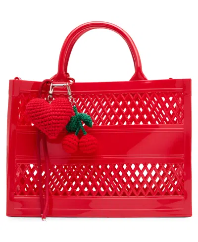 Madden Girl Kit Mini Jelly Tote In Red