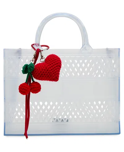 Madden Girl Kit Mini Jelly Tote In Transparent
