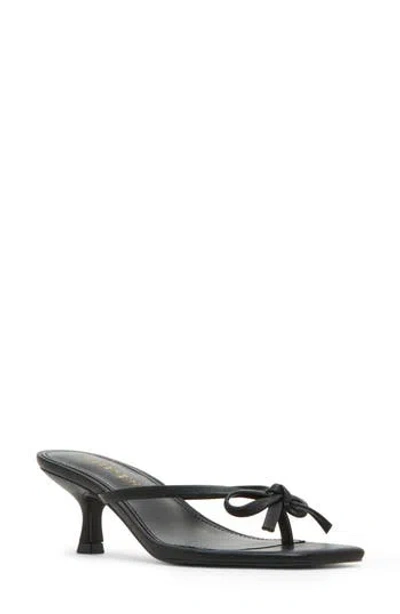 Madden Girl Kitten Heel Sandal In Black Paris