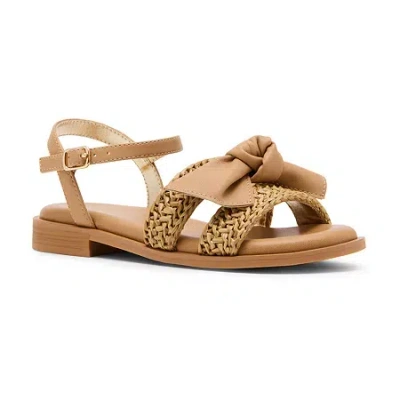 Madden Girl Little & Big Kid Girls Jester Strap Sandals In Brown