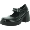 Madden Girl Lonniie Womens Buckle Patent Mary Jane Heels In Multi