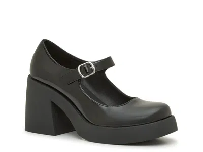 Madden Girl Lyrical Platform Mary Jane In Black