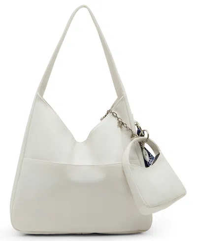 Madden Girl Medium Leather Hobo Bag