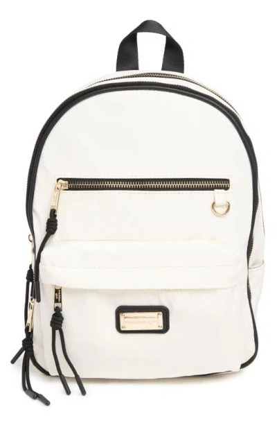 Madden Girl Medium Nylon Backpack In Cream