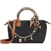 Madden Girl Mini Recycled Polyester Tote Bag In Black