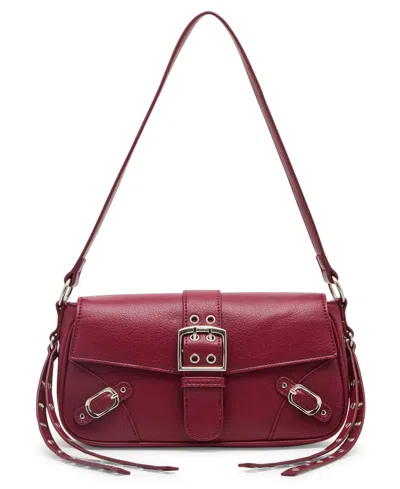 Madden Girl Miraa Magnetic Shoulder Bag In Burgundy
