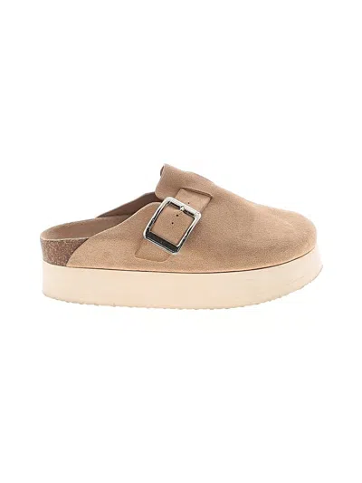 Pre-owned Madden Girl Mule/clog In Tan