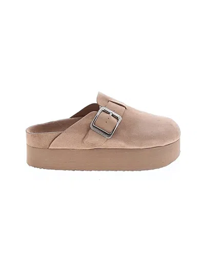 Pre-owned Madden Girl Mule/clog In Tan