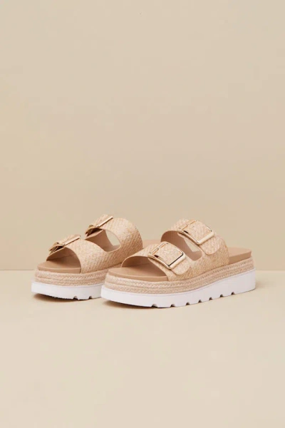 madden girl 2 buckle flatform
