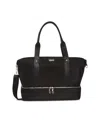 Madden Girl Nylon Weekender X-large Duffle Bag In Black