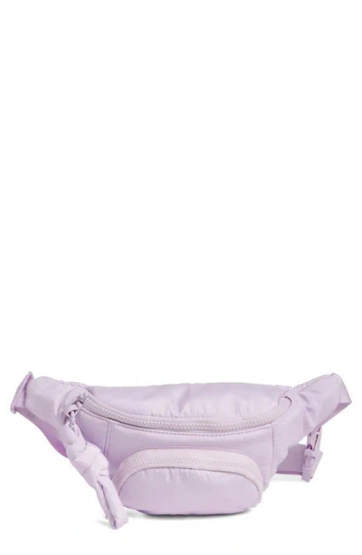 Madden Girl Padded Nylon Belt Bag In Purple