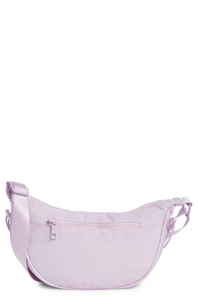 Madden Girl Parachute Crescent Hobo Bag In Lavender