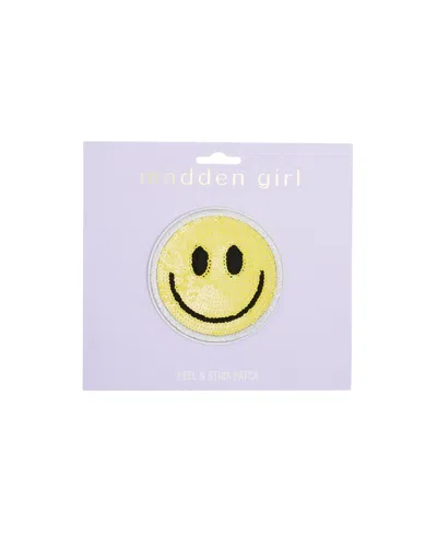 Madden Girl Peel & Stick Single Icon Patch In Sequin Smiley