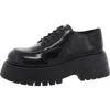 Shop Madden Girl Philipa Womens Faux Leather Lace-up Loafers In Multi