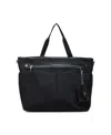 Madden Girl Polyester Small Weekender Duffle Bag With Pouch In Black