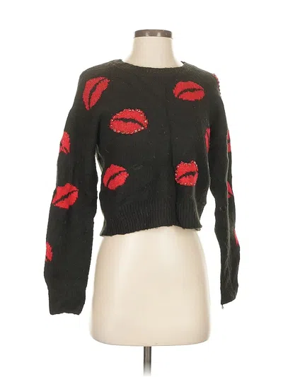 Pre-owned Madden Girl Pullover Sweater In Black