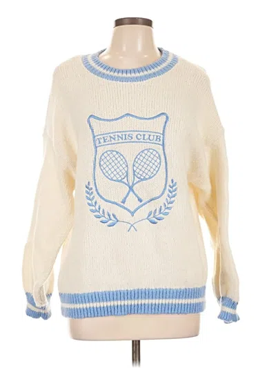 Pre-owned Madden Girl Pullover Sweater In Ivory