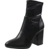Madden Girl Rangerr Womens Padded Insole Man Made Mid-calf Boots In Black