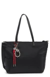 Madden Girl Recycled Polyester Tote Bag In Black