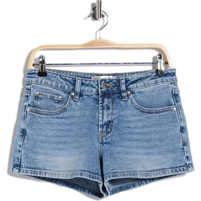 Madden Girl Retro Mini Denim Shorts