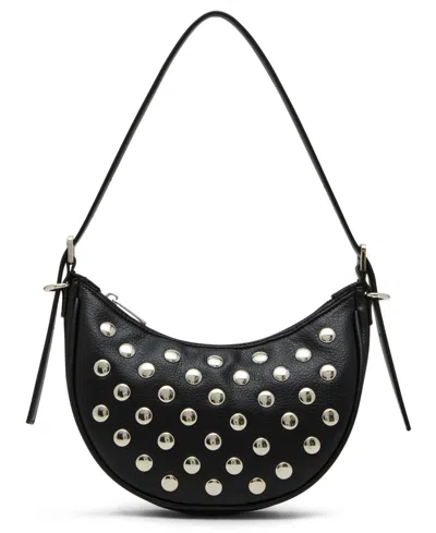 Madden Girl Rhi Zipper Crescent Bag In Black