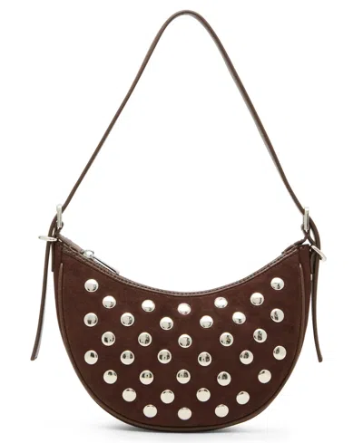 Madden Girl Rhi Zipper Crescent Bag In Brown