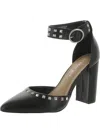 MADDEN GIRL SAAXON WOMENS FAUX LEATHER STUDDED PUMPS