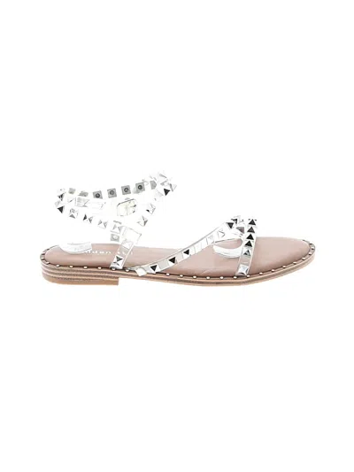 Pre-owned Madden Girl Sandals In Silver