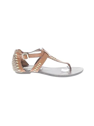 Pre-owned Madden Girl Sandals In Tan