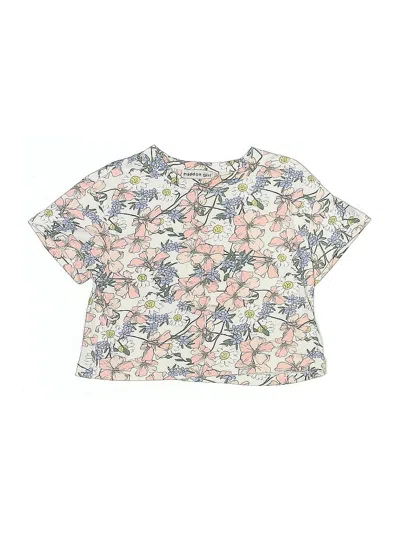 Pre-owned Madden Girl Kids' Short Sleeve T-shirt In White