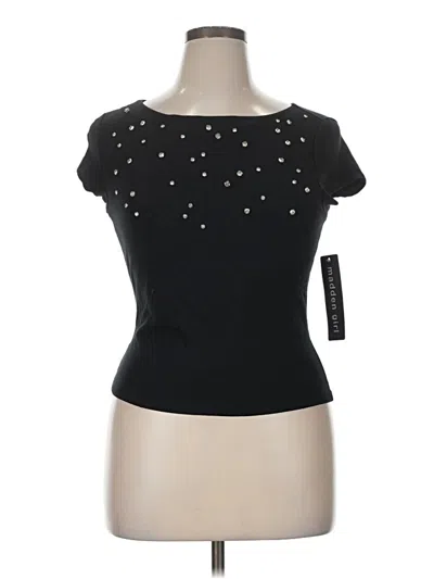 Pre-owned Madden Girl Short Sleeve T-shirt In Black