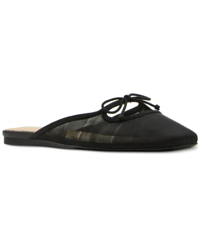 Madden Girl Sicily Slip-on Flats In Black Mesh