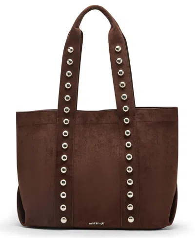 Madden Girl Sloane Top Handle Tote Bag In Brown