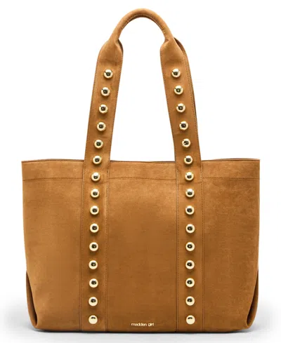 Madden Girl Sloane Top Handle Tote Bag In Brown