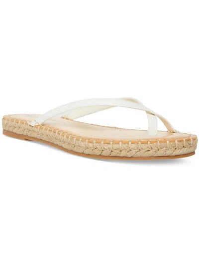 Madden Girl Tahiti Womens Slip On Warm Thong Sandals In Multi