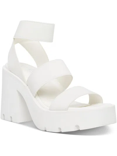 Madden Girl Templee Womens Dressy Lifestyle Strappy Sandals In White